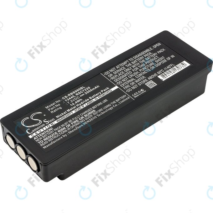 Batteria per Scanreco 590, 592, RSC7220, Ni-MH, 2000mAh, 7.2V, HQ