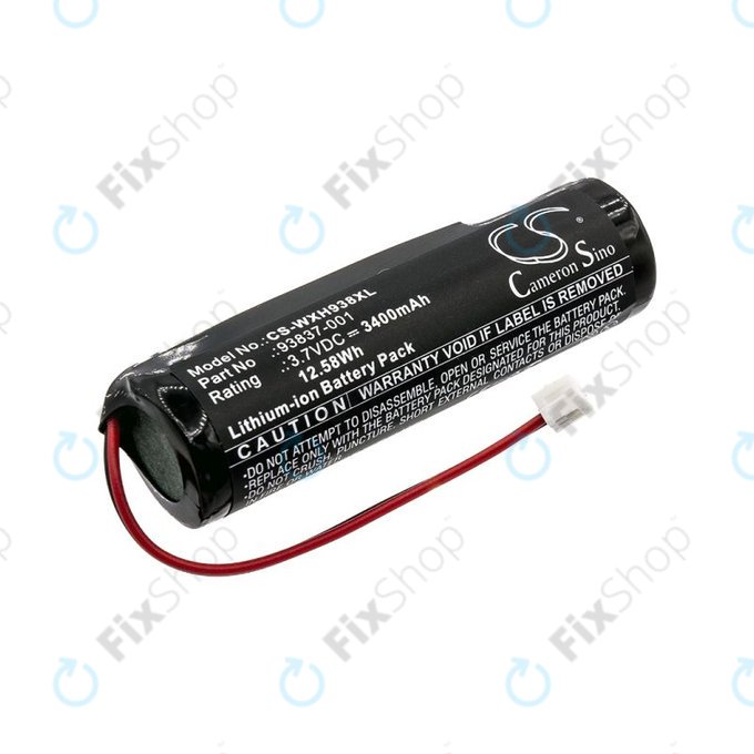 Batteria per WAHL Beretto Black Stealth, Chrome, 93837-001, Li-Ion, 3400mAh, 3.7V, HQ