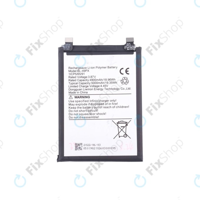 Batteria per Infinix Note 30 Pro, 30 VIP X6710, BL-49PX, 5000mAh