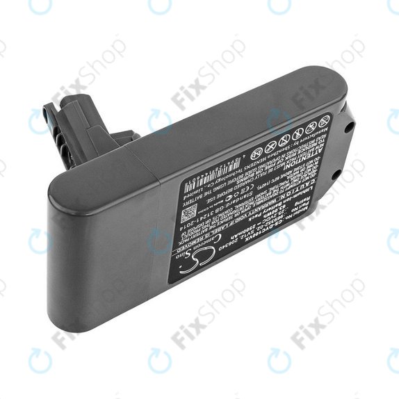 Batteria per Dyson V10, 969352-02, SV12, 206340, Li-Ion, 2500mAh, 25.2V, HQ
