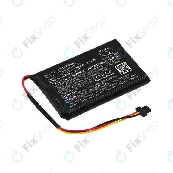 Batteria per TomTom Go 510, AHA11110004, Li-Ion, 1100mAh, 3.7V, HQ