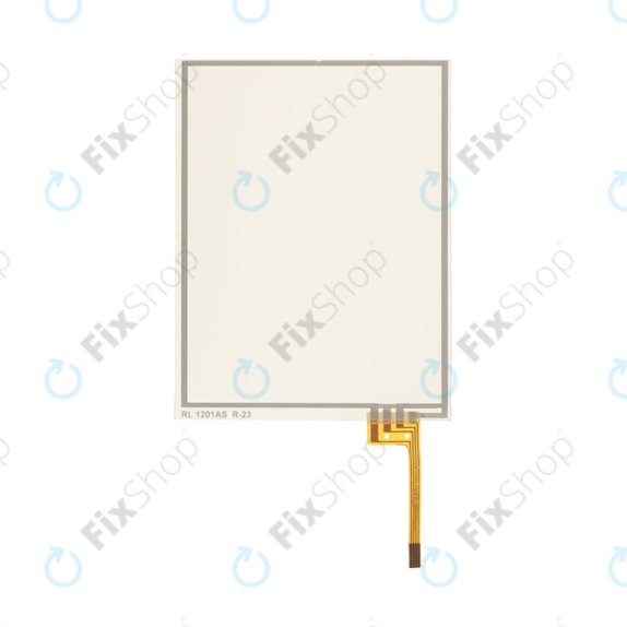 Vetro touch inferiore con adesivo per Nintendo DS