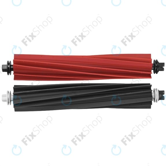 Set di ricambi per Xiaomi Roborock Q5 Pro, Q8 Max+ (1x spazzola principale, 2x filtro, 2x spazzola laterale - Black, 2x panno mop, 2x sacchetto polvere)