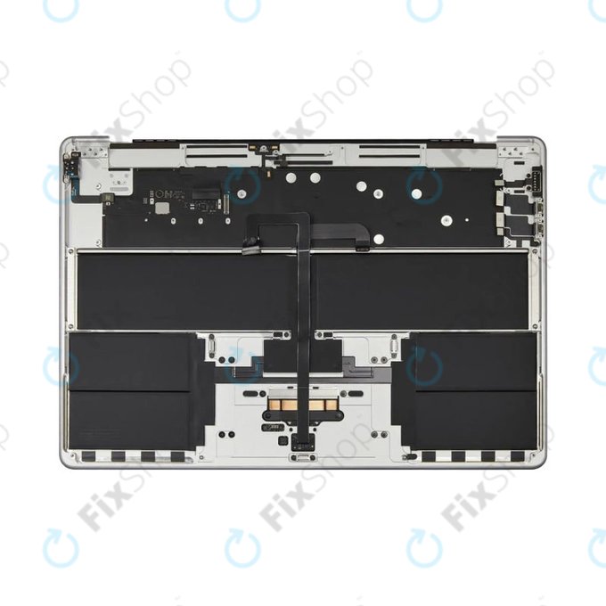 Top case con tastiera US e batteria per MacBook Air 15", A3114 (2024), Silver, 661-40267, Genuine Apple