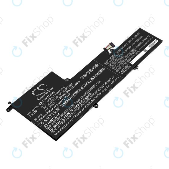 Batteria per Lenovo Yoga Slim 7, 14s, L19C4PF4, Li-Pol, 3850mAh, 15.36V, HQ