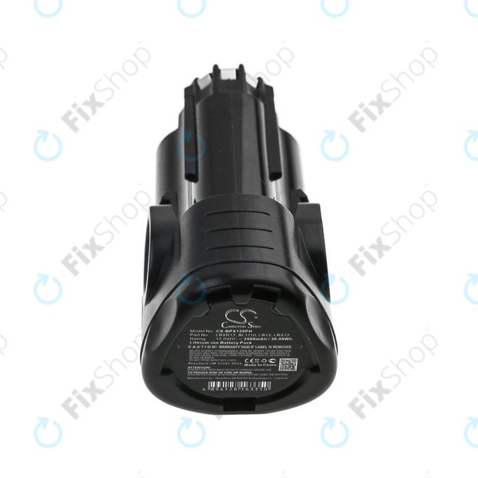 Batteria per Black & Decker EGBL108, BDCDMT112, LBXR12, BL1310, BL1510, LB12, Li-Ion, 2500mAh, 12V, HQ