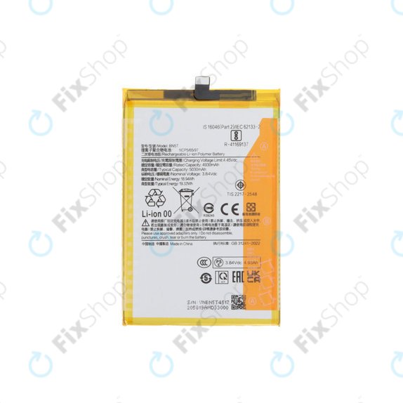 Batteria per Xiaomi Redmi 13 24049RN28L, 13 5G, Poco M6 4G, BN5T, 5030mAh