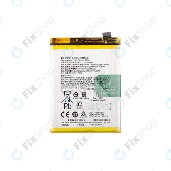 Batteria per Realme 7, BLP807, 5000mAh