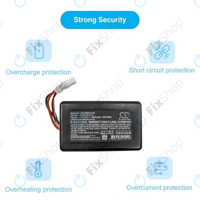 Batteria per Samsung PowerBot R9350, R9250, 5000mAh