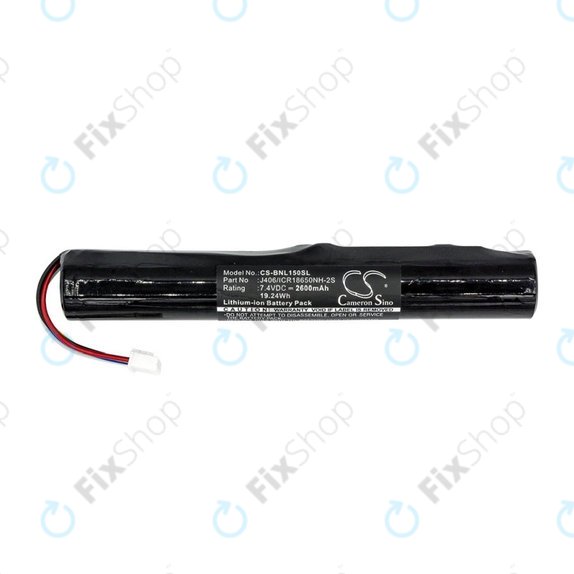 Batteria per Bang & Olufsen Beolit 15, 17, Beoplay A2, J406/ICR18650NH-2S, Li-Ion, 2600mAh, 7.4V, HQ