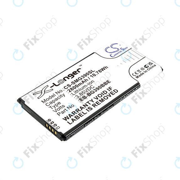 Batteria per Samsung Xcover 4, 4S, EB-BG390BBE, Li-Ion, 3.85V, 2800mAh, HQ
