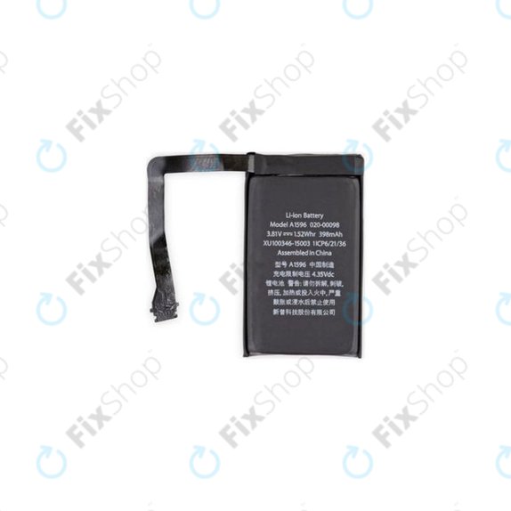 Batteria per custodia di ricarica per AirPods 1, AirPods 2, 398mAh, A1596