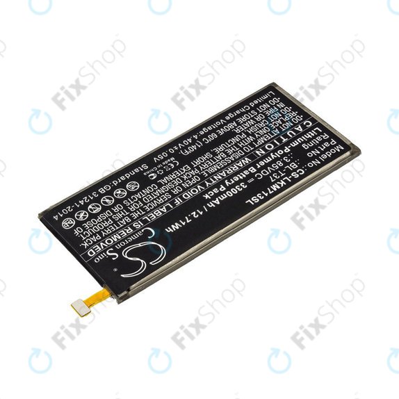 Batteria per LG L713dl, LG LG-Q710al, LG Lm-L713dl, BL-T37, Li-Pol, 3.85V, 3300mAh, HQ
