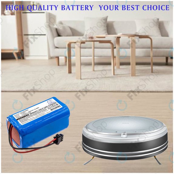 Batteria per Eufy Robovac 11, Haier TAB T550 Haier TAB560 FL2600, Li-Ion, 2600mAh, 14.8V, HQ