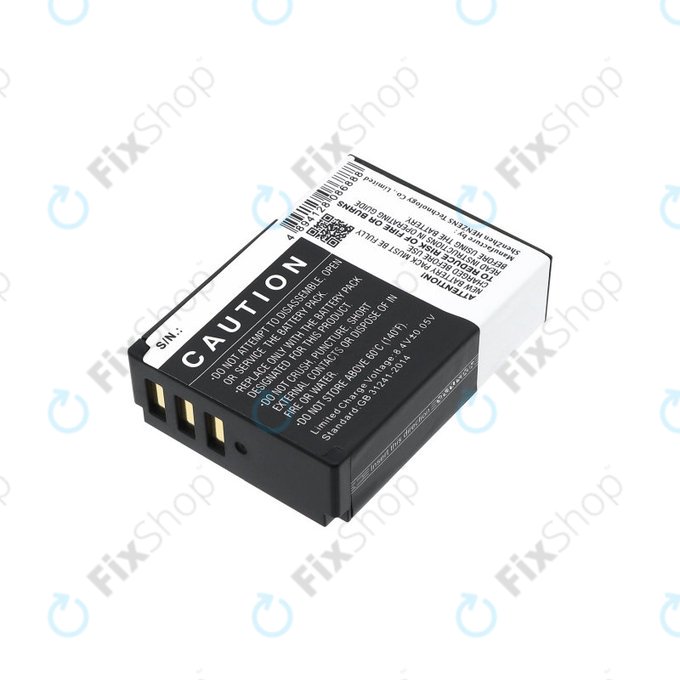 Batteria per Kodak PIXPRO S1, AZ651, AZ652, AZ901, LB-070, Li-Ion, 1150mAh, 7.4V, HQ