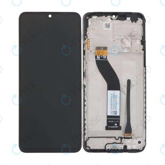 Schermo OLED per Xiaomi Redmi 14C 4G, Poco C75, Midnight Black, Vetro touch con cornice