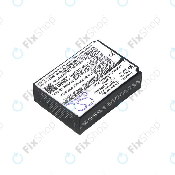 Batteria per Toshiba Camileo X200, X400, PA3985, Li-Ion, 1600mAh, 3.7V, HQ