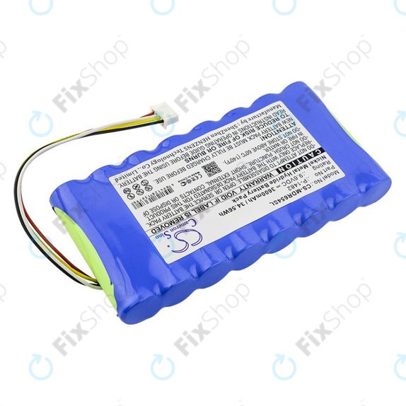 Batteria per Chauvin Arnoux 6116, 8335, Scopix Mobiles Oscilloscope II, Megger CA 6543, P-1482, Ni-MH, 3600mAh, 9.6V, HQ