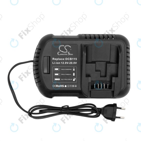 Caricabatterie per DeWalt 12-20V, DCB115, HQ