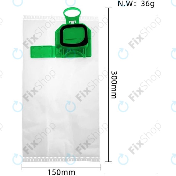 Sacchetto per aspirapolvere FP140, 2 pz. per Vorwerk Kobold VK140, VK150