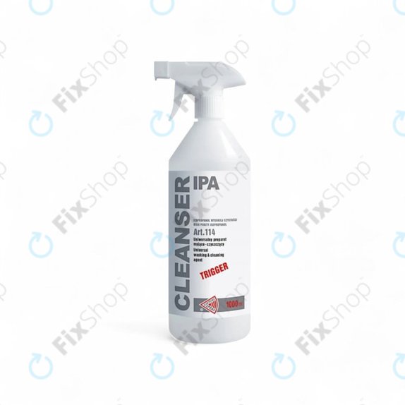 Alcool isopropilico 100%, 1000 ml, Trigger, Cleanser IPA