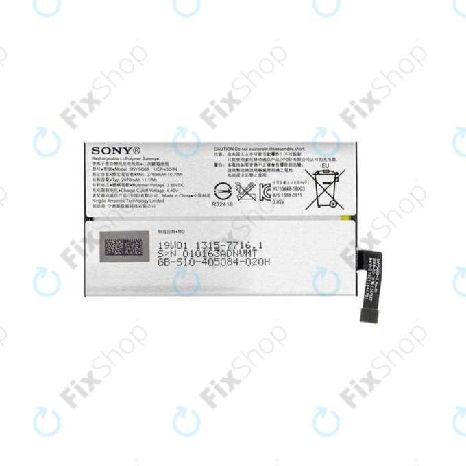 Batteria per Sony Xperia 10, SNYSQ68, 1315-7716, 2870mAh, Genuine Service Pack