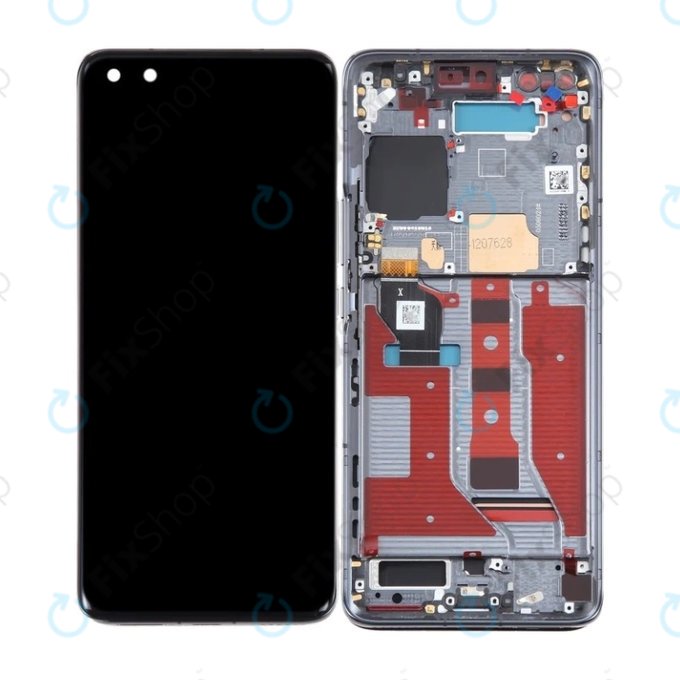 Schermo OLED per Honor Magic4 Pro, Black, Vetro touch con cornice