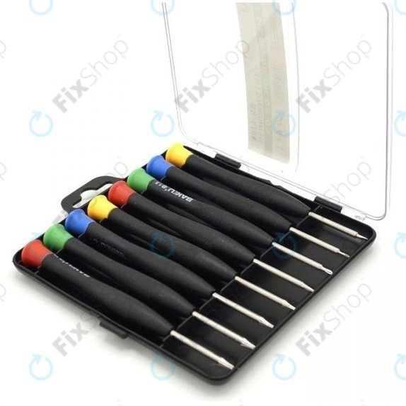 Set cacciaviti per telefoni, tablet e notebook 8 pz, Baku BK-6108
