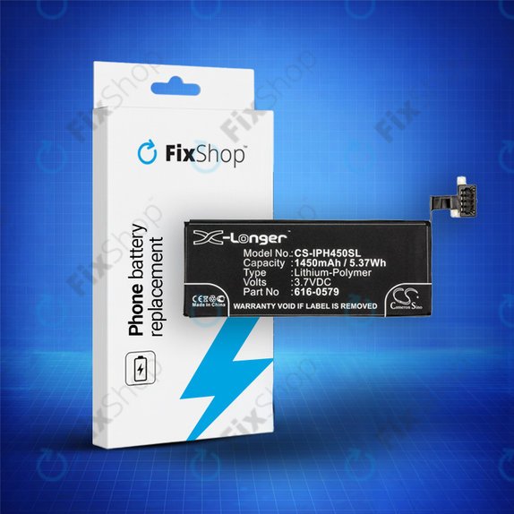 Batteria per iPhone 4S, 616-0579, 1450mAh, HQ