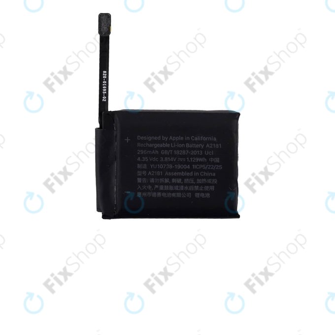 Batteria A2181 per Apple Watch SE 2 44mm, 296mAh, Refurbished