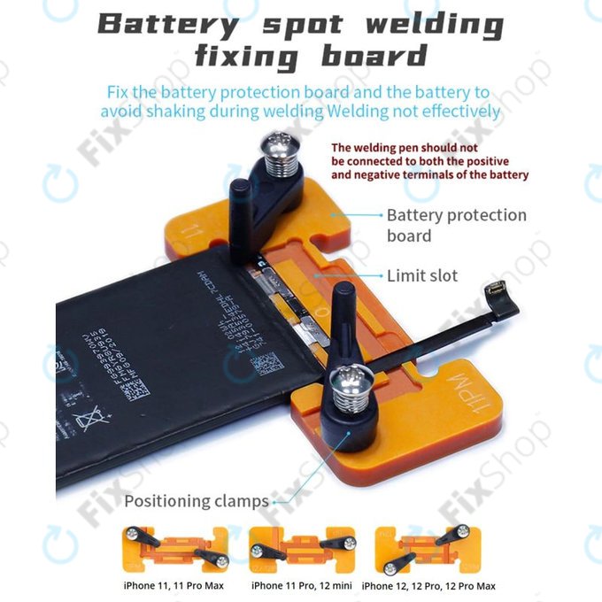Set microsaldatore a punti per riparazione flex batteria per iPhone 11 - 12 Pro Max, QianLi Macaron