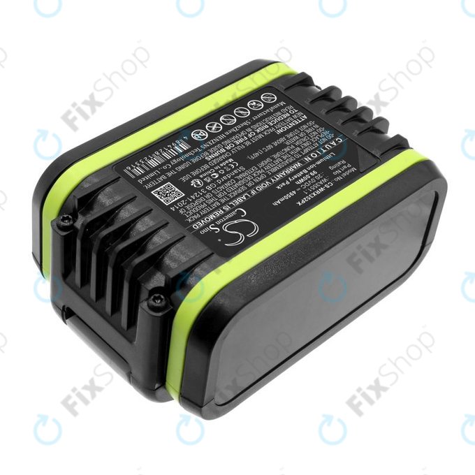Batteria per Worx WX800.9 MAX, WX-JCR.9, WA3551.1, Li-Ion, 4950mAh, 20V, HQ