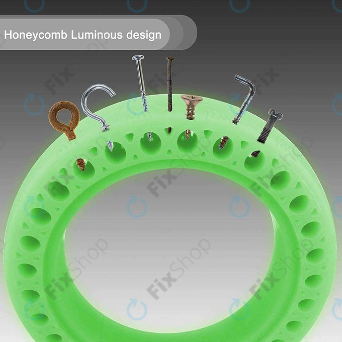 Pneumatico tubeless pieno resistente per Xiaomi Mi Electric Scooter 1S, 2, M365, Essential, Pro, Pro 2, Verde fluorescente