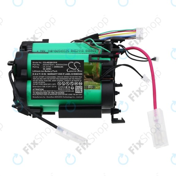 Batteria per Electrolux PQ-seriess, 4055478301, 4055542544, Li-Ion, 2000mAh, 25.2V, HQ