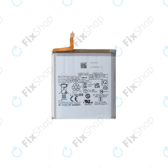Batteria per Samsung S23 S911B, EB-BS912ABY, 3900mAh