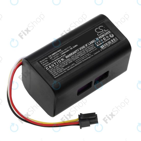 Batteria per Samsung PowerBot-E, Eureka i5 Midea i5 i9 BP14435A, Li-Ion, 3400mAh, 14.8V, HQ