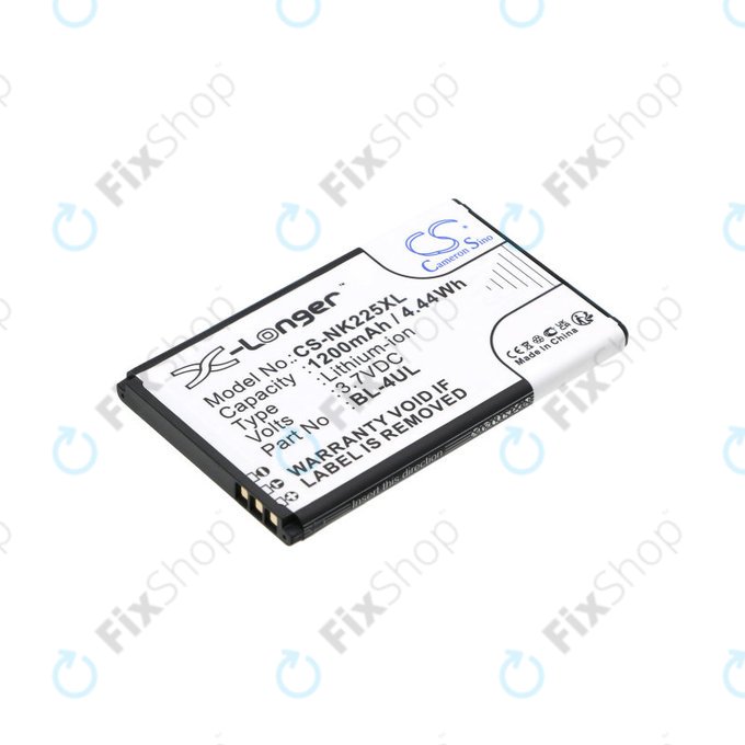 Batteria per Nokia 3310 (2017), 1200mAh, Li-Ion, 3.7 V, BL-4UL, HQ