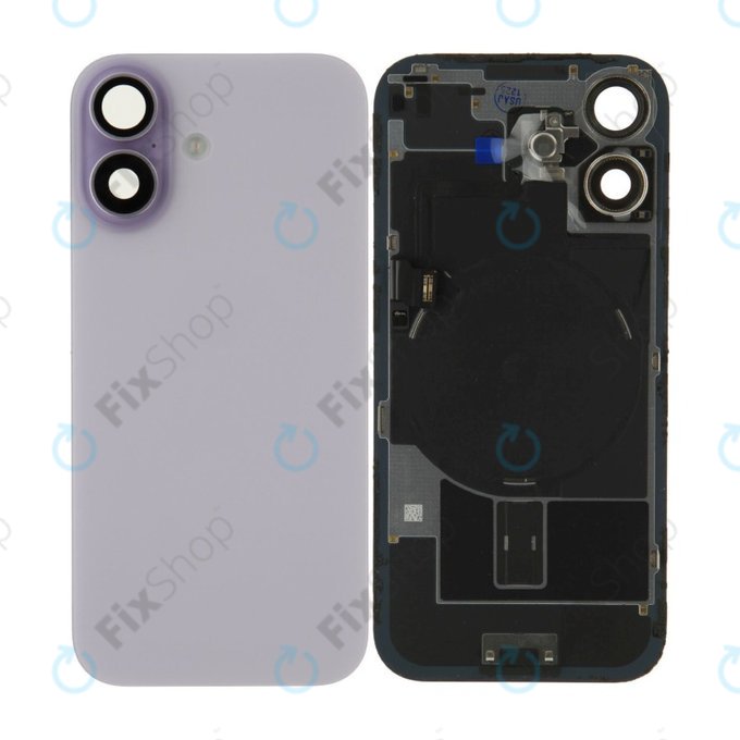 Vetro scocca posteriore per iPhone 17, Lavender, Pulled A