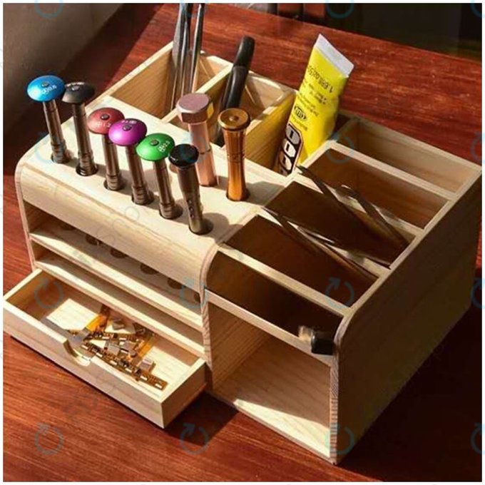 Scatola portaoggetti in legno, Tool Guide