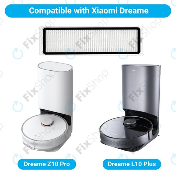 Filtro HEPA, 2 pz. per Xiaomi Dreame Z10 Pro, L10 Plus, W10, D20 Pro, Xiaomi Robot Vacuum X10+, X20+, S10+, S20+