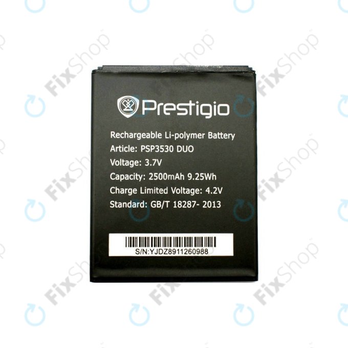 Batteria per Prestigio Muze D3, PSP5530, PSP3530 DUO, 2500mAh