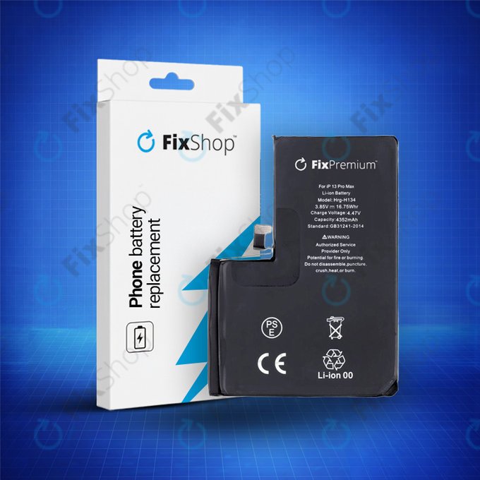 Batteria per iPhone 13 Pro Max, 4352mAh, DIAGNOSTIC