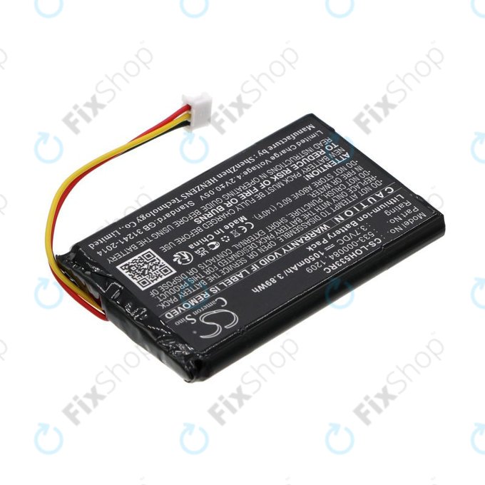 Batteria per Logitech Harmony Touch, Ultimate, 533-000083, Li-Ion, 1050mAh, 3.7V, HQ