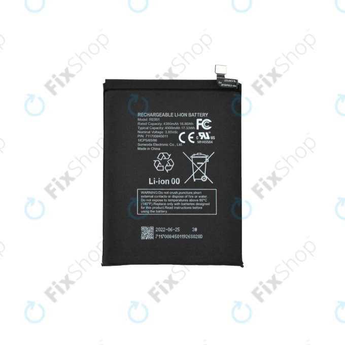 Batteria per T-Mobile T-Phone 5G REVVL 6, RE001, 4380mAh