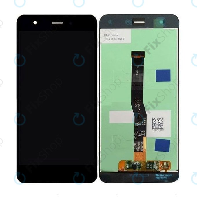 Schermo LCD per Huawei Nova, Black, Vetro touch senza cornice