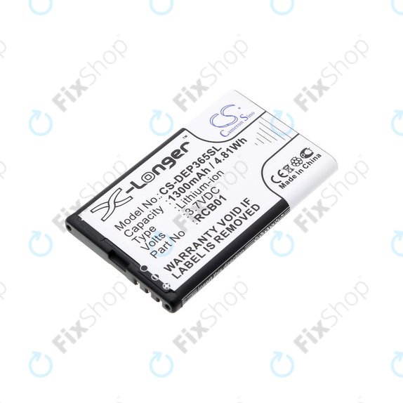 Batteria per Doro Primo 365, RCB01, Li-Ion, 3.7V, 1300mAh, HQ