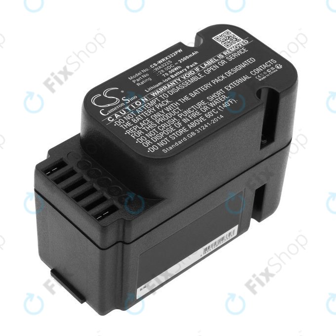 Batteria per Worx Landroid WG790, WG796, L1500, L2000, WA3225, Li-Ion, 2500mAh, 28V, HQ