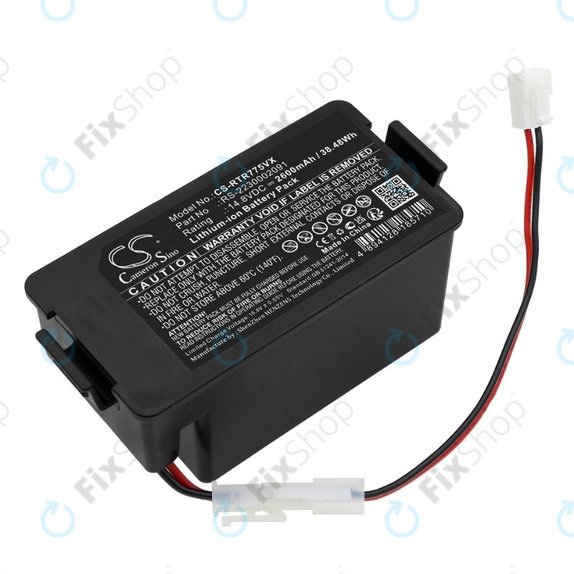 Batteria per Rowenta RR7774, RR7755, Tefal RG7765, RS-2230002091, Li-Ion, 2600mAh, 14.8V, HQ