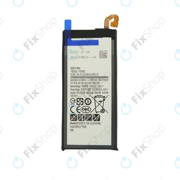 Batteria per Samsung J3 J330F (2017), EB-BJ330ABE, 2400mAh