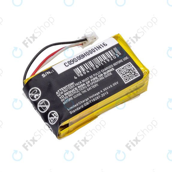 Batteria per GoPro Hero +, PR-062334, Li-Polymer, 800mAh, 3.7V, HQ